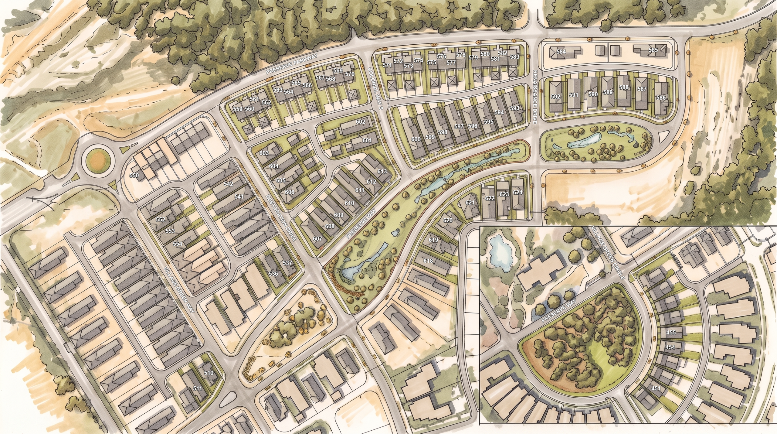 The Preserve (Infill lots)