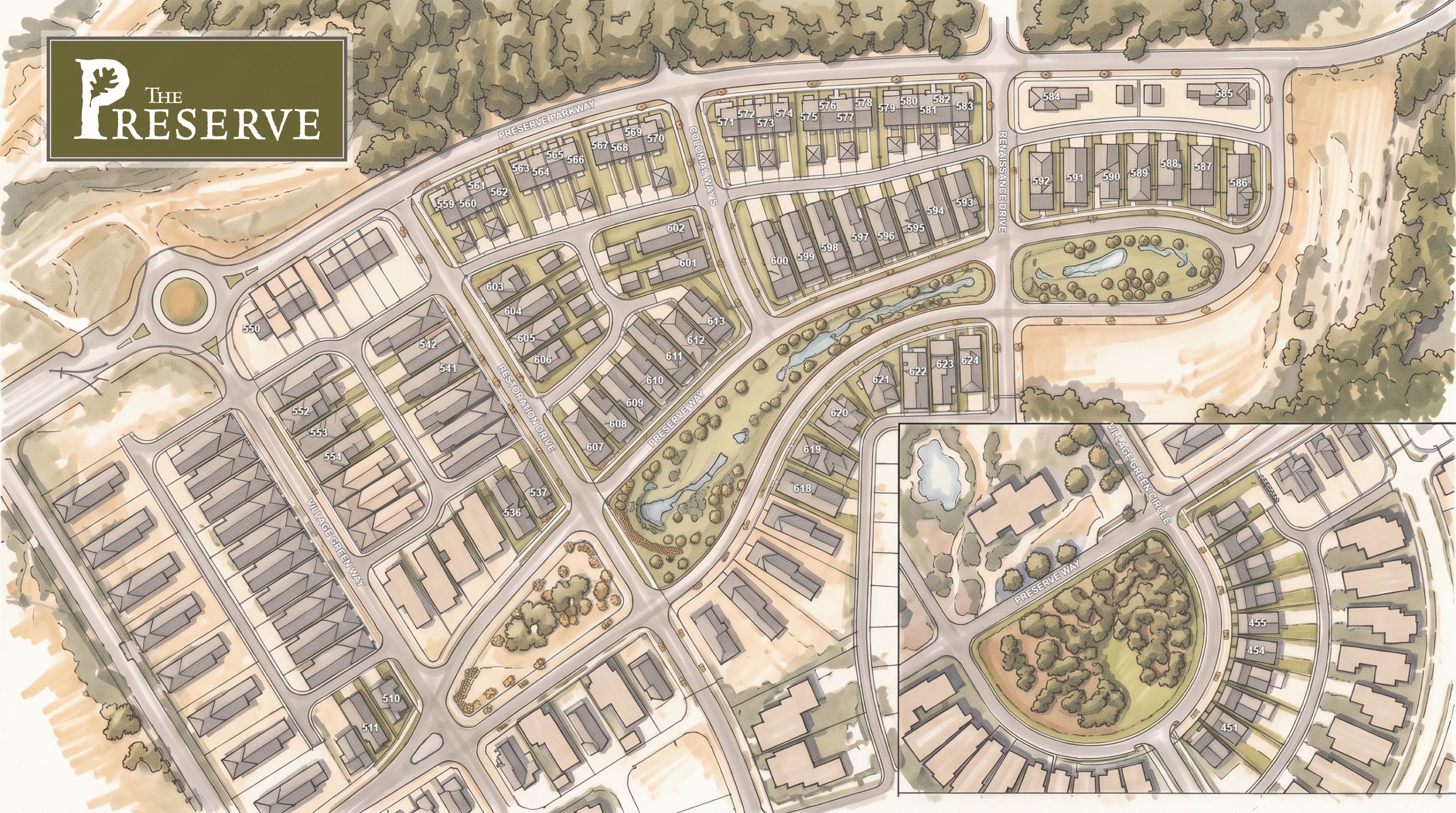 The Preserve (Infill lots)